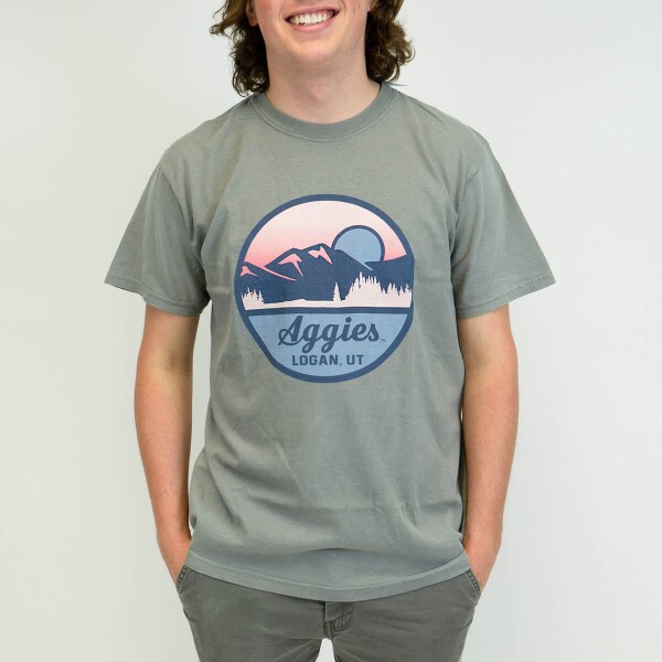 aggies logan utah sunset tshirt